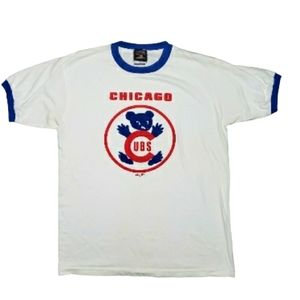 Majestic Cooperstown  Collection Chicago Cubs Men's Size Large T Shirt
